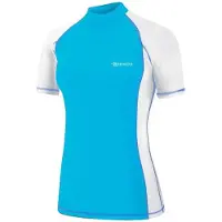 Abysstar Tijuana Short Sleeve Rash Guard Bleu L Femme