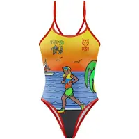 Otso Time To Tri Run Swimsuit Multicolore L Femme