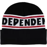 Independent Bar Logo Long Shoreman Beanie Noir