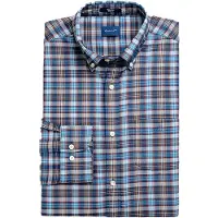 Gant Chemise à Manches Longues Indigo Check