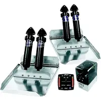 Bennett Trim Tabs St16obi Performance Trim Tab Set Argenté 12 x 16´´