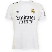 Real Madrid 25/26 Mbappe Home Junior Short Sleeve T-shirt Blanc 6 Years Enfants