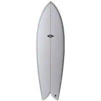 NSP Elements Double Vision 6´2 Surfboard Argenté 187.9 cm