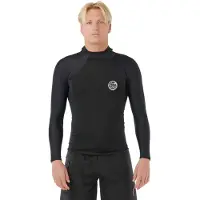 Rip Curl Ultimate Search Hooded Long Sleeve Rash Guard Noir XL Homme