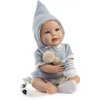 MuÑecas Guca Saúl Baby Reborn Hairless 42-46 Cm Gris Enfants
