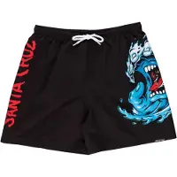 Santa Cruz Screaming Wave Swimming Shorts Noir 10-12 Years Garçon