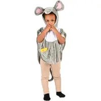 Den Goda Fen Mouse Costume Gris 12 Months-4 Years Enfants