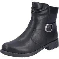 Rieker Chaussures de randonnée pour femmes , bottes, couleur noire, style décontracté