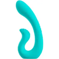 Beau Coeur Naira - Vibrateur point G et clitoris - silicone vert