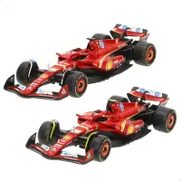 Bburago 78510 F1 2024 Ferrari Sf-24 Sainz & Leclerc 1:43 Car Model Kit 2 Units Rouge Enfants