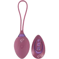 Beau Coeur Rovana - œuf vibrant radio commandé portable (violet)