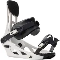 K2 Indy Snowboard Bindings Argenté M
