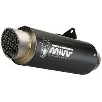 MIVV Gp Pro Moto Guzzi Stelvio 2024-2025 Homologated Slip On Muffler Argenté Homologated