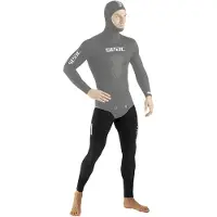 Seac Sub Pantalons De Chasse Sous-marine Black Shark Open Cell 7 Mm