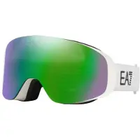 Ea7 Luxottica M Ski Goggles Blanc High Silver/CAT3+Dark Rose/CAT1