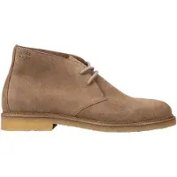 BOSS pour homme. 50557714 Bottines en Cuir Hybrides Toile beige (41), Plat, Lacets, Casuel