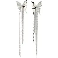 Avant Garde Boucles d'oreilles 'Nataliaya' argent