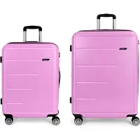 Gabol Future Plus Spinner Expandable 176l Trolley Bag 2 Units Rose