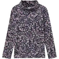 s.Oliver T-Shirt violet / blanc