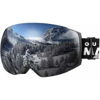 Outdoor Master Pro Polarized Ski Goggles Noir