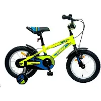 Umit Casper 14´´ Bike Vert,Jaune Garçon