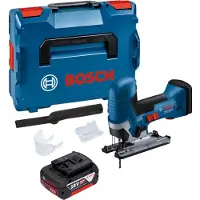 Bosch GST 18V-125 S Professional Scie sauteuse sans fil 18 V 125 mm Brushless + 1x batterie 5,0 Ah + L-Boxx - sans chargeur