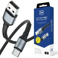3MK Câble Hyper Cable N-SERIES USB-A, USB-C 2m 9V/2A 18W, noir