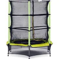 HABITAT ET JARDIN Mini trampoline "Mini Yoopi" - 1.40 m - Vert