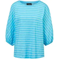 Goldner T-shirt azur