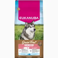 Eukanuba Grain Free Senior Large Ocean Fish Dog Food 12 Kg Rose
