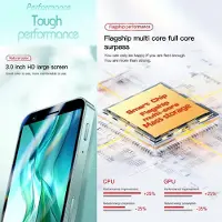 YONIS Téléphone Portable Android 8.1 3G Dual SIM 3 Pouces 16GB Noir Noir