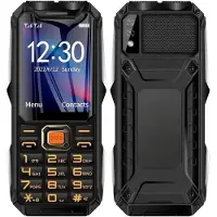 YONIS Téléphone Incassable Étanche Antichoc Batterie 16800mAh Dual SIM SOS Bluetooth FM Noir