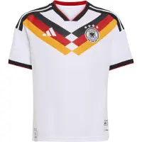 Adidas Germany 26/27 Authentic Home Junior Short Sleeve T-shirt Blanc 7-8 Years Enfants