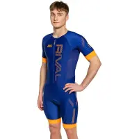 Madwave Rival Sty Short Sleeve Trisuit Bleu M Homme