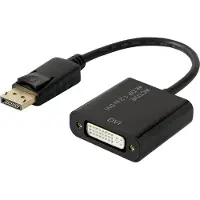Renkforce RF-4299048 Adaptateur DisplayPort / DVI [1x DisplayPort mâle - 1x DVI femelle 24+5 broches] noir, plaqué or