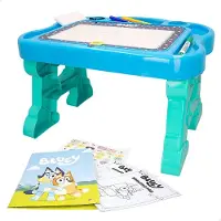 Colorbaby Bluey Drawing Table Desk With Accessories 30x48x38 Cm Refurbished Multicolore Enfants