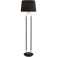 Searchlight Lampadaire Jazz 161cm noir avec or