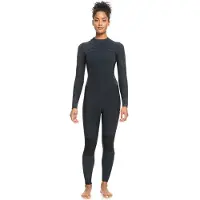 Roxy Sws 3/2 Mm Woman Long Sleeve Back Zip Neoprene Suit Noir 8 Femme