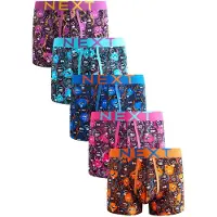 Next Boxers bleu / orchidée / orange foncé / rose clair