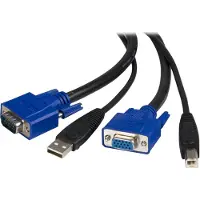 StarTech.com Commutateur KVM SVUSB2N1_10 3 m