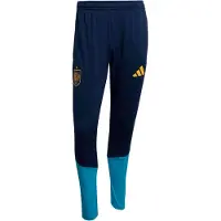 Adidas Pantalon de sport 'Spanien 26 Tiro' azur / bleu foncé / jaune d'or
