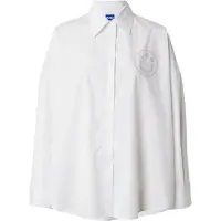 HUGO Edafne10262998 Blue Long Sleeve Blouse Blanc 34 Femme