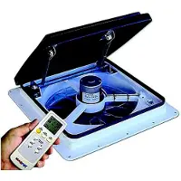 Maxxair Plus Remote Control Fan Bleu