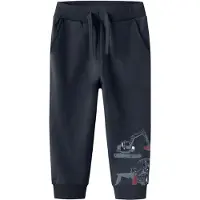 Name it Pantalon 'NMMStorm' bleu marine / bleu-gris / rouge