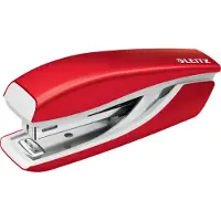 Leitz Agrafeuse Mini NeXXt WOW rouge métallique (10 feuilles)