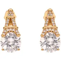 Gaya Boucles d'oreilles or rose