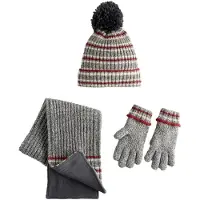 Next Set beige / gris / gris foncé / rouge sang