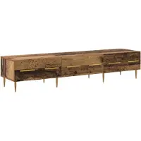 vidaXL : Meubles TV de 150 x 36 x 30 cm, en bois massif et panneaux de particules