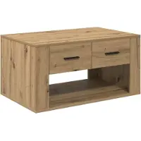 vidaXL Table basse en chêne Artisan 80 x 50 x 40 cm Bois composite