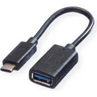 Value Valeur Adaptateur de câble, USB3.1, C-A, M/F 0,15 m